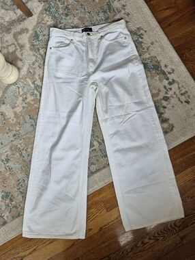 GAP White Wide-Leg Jeans Sz 10